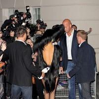 Lady Gaga showing lots of skin as she leaves her London hotel - Photos | Picture 96711